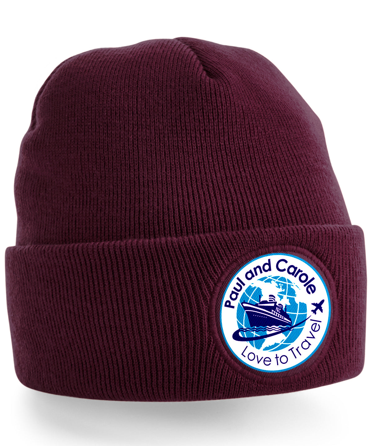 Logo Beanie - Burgundy