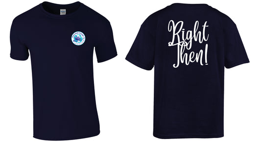 Right Then T-Shirt - Navy Blue